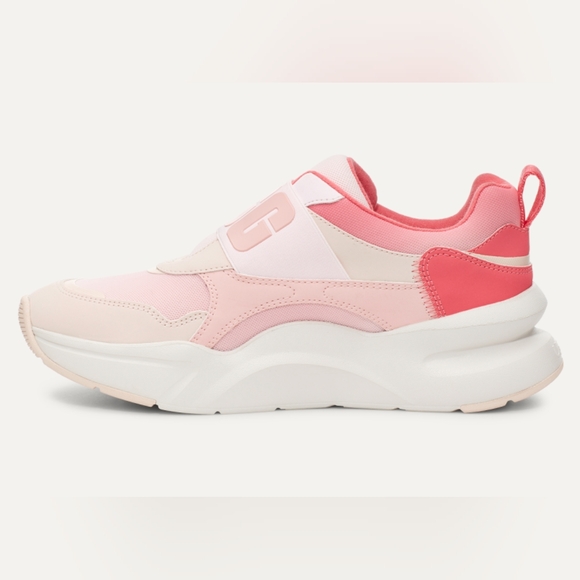 UGG Women's La Flex Gradient Logo Chunky Pink Platform Sneakers Size 7 - Picture 6 of 7